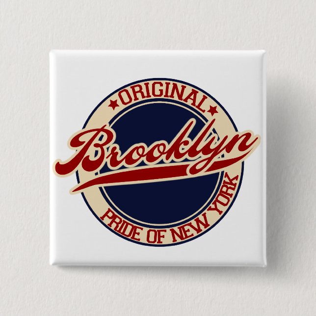 Brooklyn Pinback Button (Front)