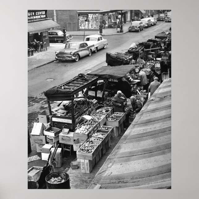Brooklyn Pushcart Market: 1960 Poster (Front)