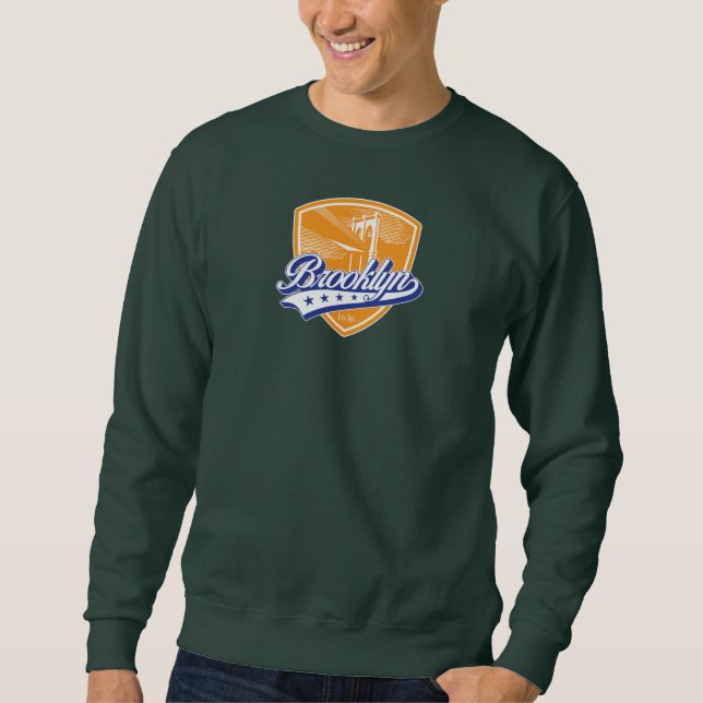 Brooklyn Shield with Swoosh Design Sweatshirt (Front)