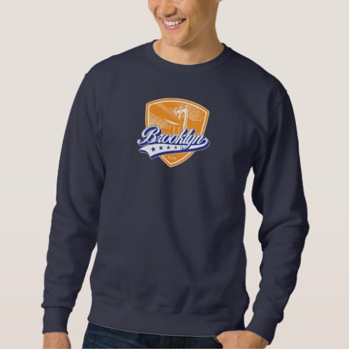 Brooklyn Shield with Swoosh Design Sweatshirt