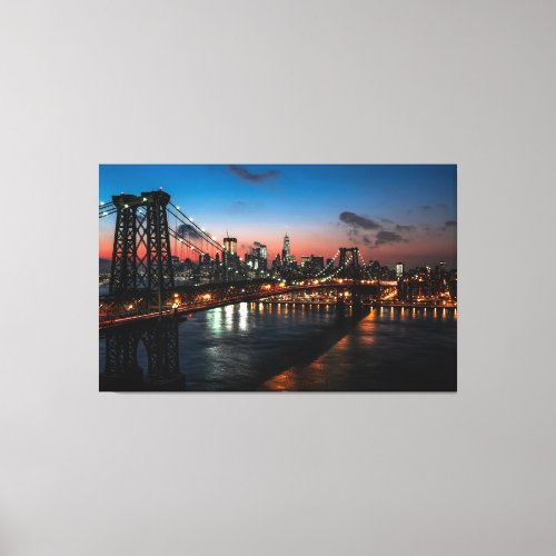 Brooklyn Skyline Canvas Art