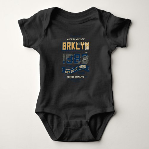 Brooklyn state of mind baby bodysuit