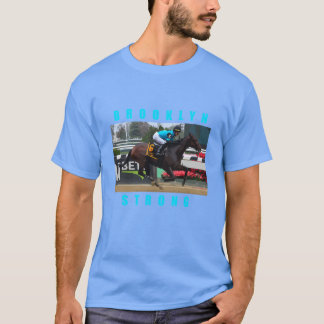 Brooklyn Strong Horseracing Blue T-Shirt