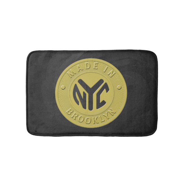 Brooklyn Subway Token Bath Mat (Front)