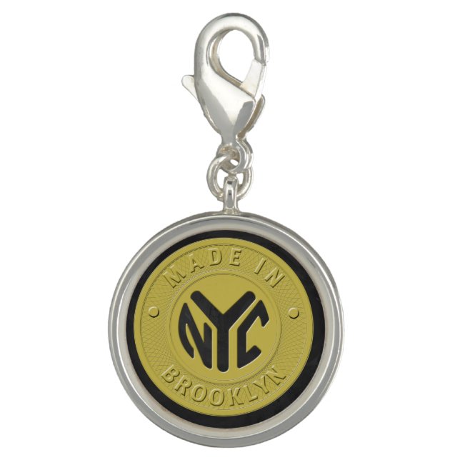 Brooklyn Subway Token Charm (Front)