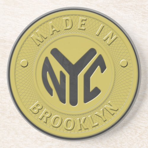 Brooklyn Subway Token Coaster