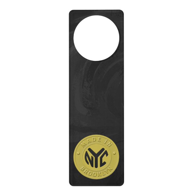 Brooklyn Subway Token Door Hanger (Front)