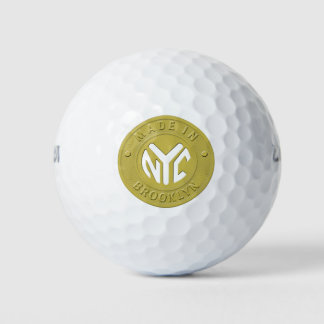 Brooklyn Subway Token Golf Balls