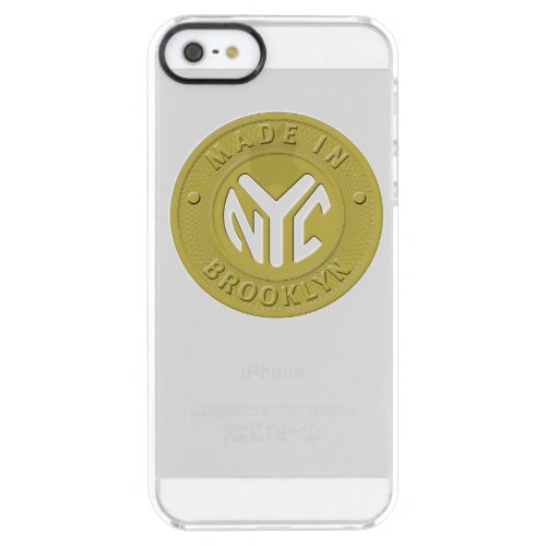 Brooklyn Subway Token Clear iPhone SE55s Case