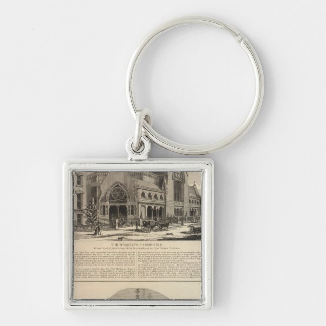 Brooklyn Tabernacle Great Organ Built Keychain (Front)