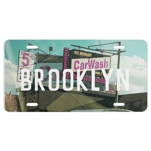 Brooklyn Vintage License Plate