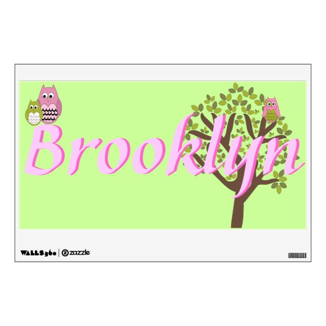 Brooklyn Wall Sticker (Front)