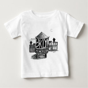 Brooklyn Water tower Baby T-Shirt