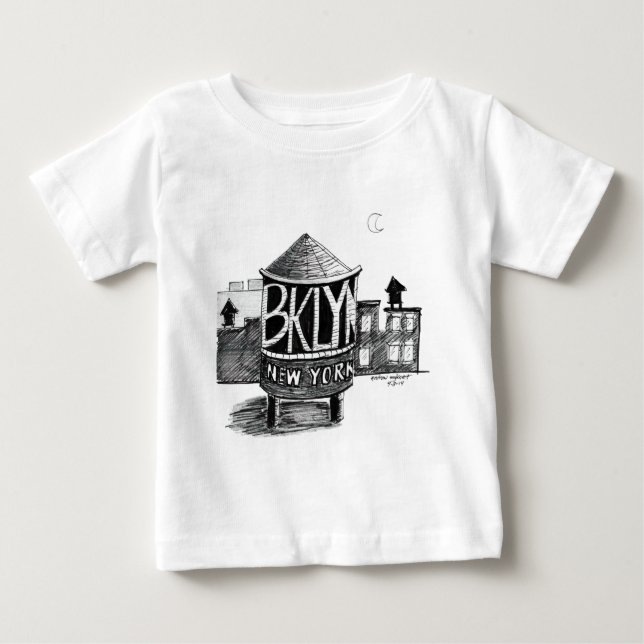 Brooklyn Water tower Baby T-Shirt (Front)