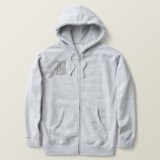 Brooklyn Zipped Hoodie (Design Front)