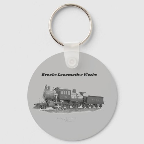Brooks Camelback Locomotive LIRR coasters Keychain