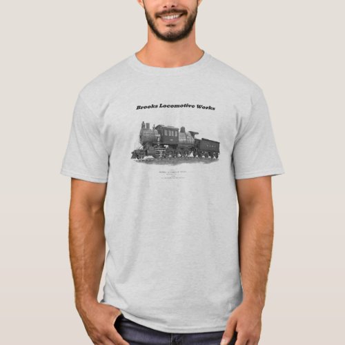 Brooks Camelback Locomotive Long Island Railroad T_Shirt