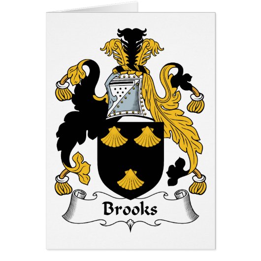 Brooks Family Crest Cards (Front)