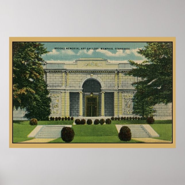 Brooks Memorial Art Gallery Memphis TN Poster (Front)