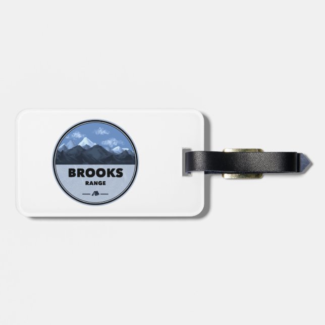 Brooks Range Alaska Camping Luggage Tag (Back Horizontal)