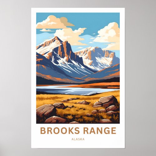 Brooks Range Alaska Travel Print