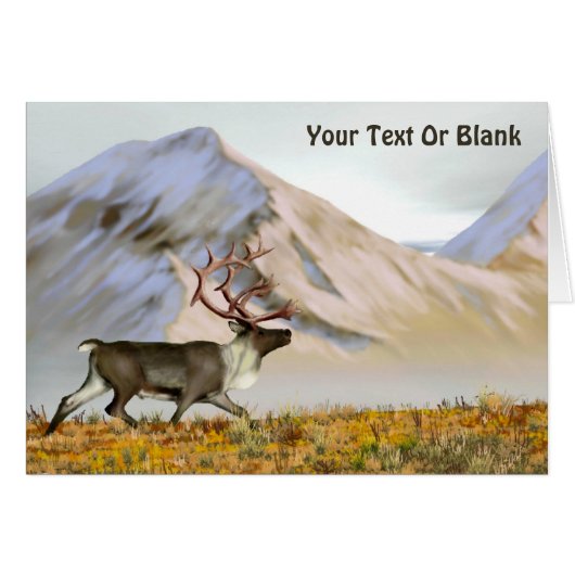 Brooks Range Caribou Cards (Front Horizontal)