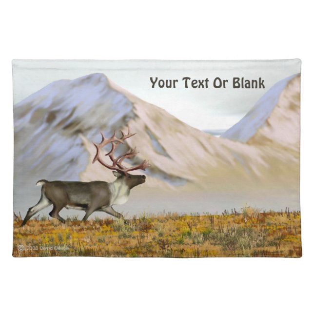 Brooks Range Caribou Cloth Placemat (Front)
