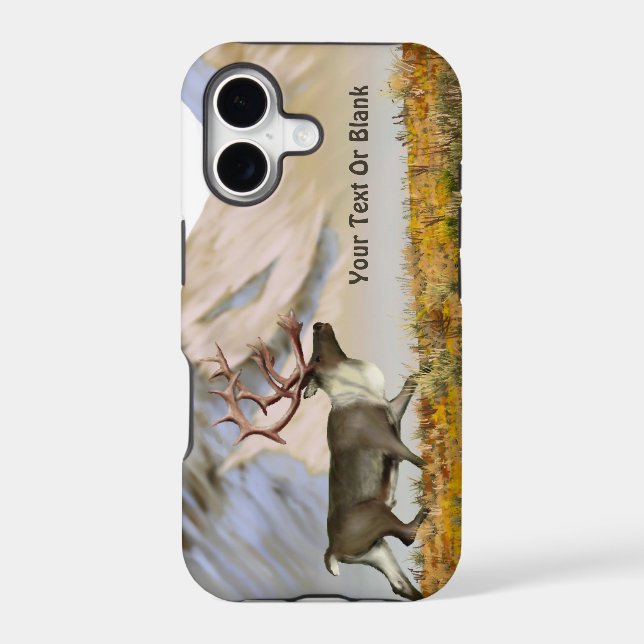 Brooks Range Caribou Iphone Case (Back)