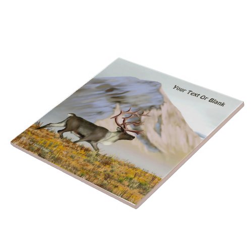 Brooks Range Caribou Tile