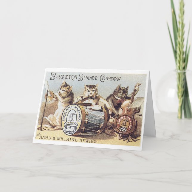 Brooks Spool Cotton Card (Front)