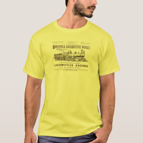 Brooks Steam Locomotive Works 1890 T_Shirt