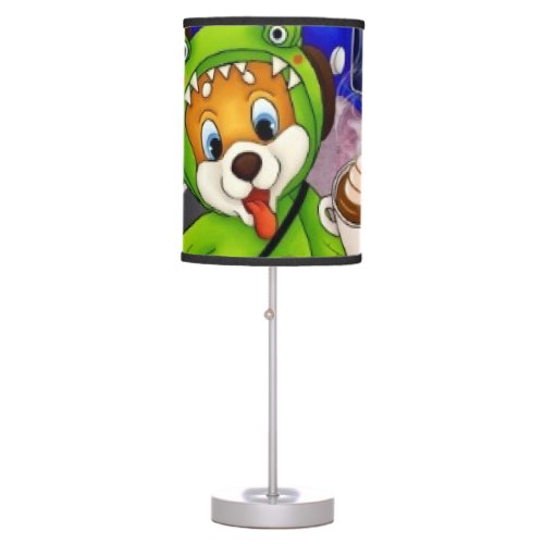 Brooks the dog  table lamp