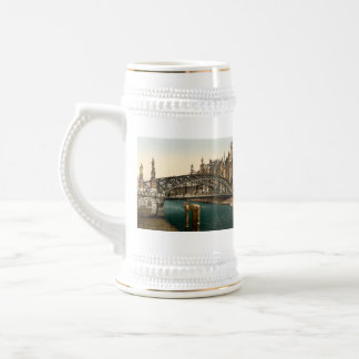 Brooksbrucke Bridge, Hamburg, Germany Beer Stein