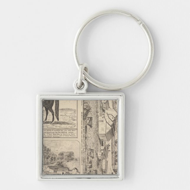 Brookside Dairy Farm Keychain (Front)