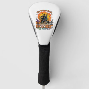 Broom Broke Biologist Halloween Haunted Castle Pum Golf Head Cover