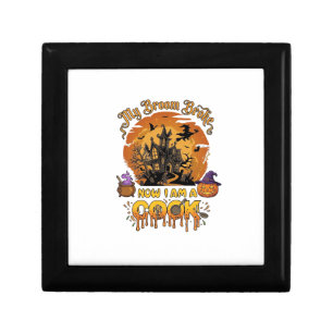Broom Broke Cook Halloween Haunted House Cauldron Gift Box