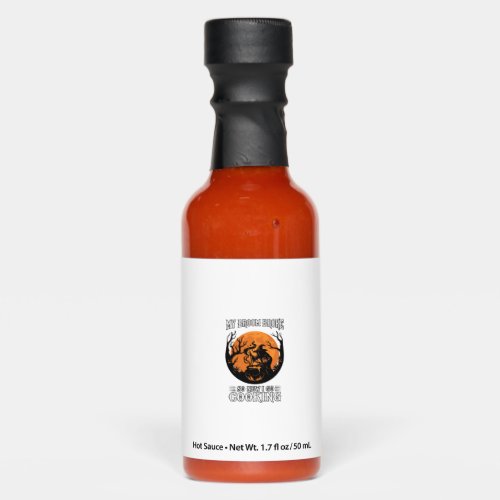Broom Broke Cooking Witch Cauldron Full Moon Hot Sauces