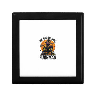 Broom Broke Foreman Witch Crew Halloween Design_1 Gift Box
