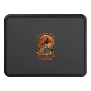 Broom Broke Halloween Witch Camping Tent Campfire Hitch Cover