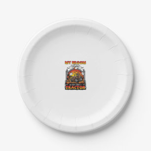 Broom Broke Tractor Halloween Witch Ghosts_1 Paper Plates