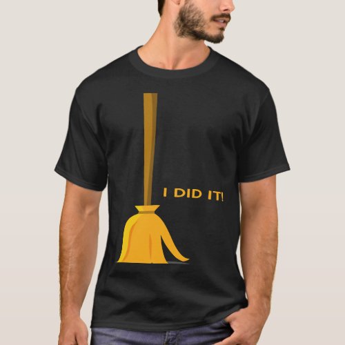 Broom Challenge Viral BroomChallenge Accepted T_Shirt