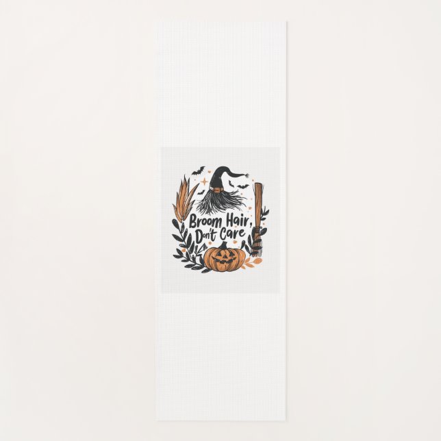 Broom Hair, Don't Care Yoga Mat (Front)