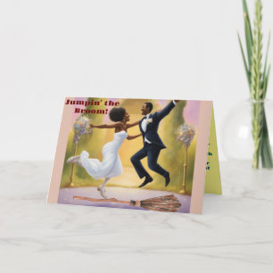 Broom Jump Thank You Card