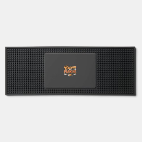 Broom Parking Halloween Vector Design_1 Bar Mat