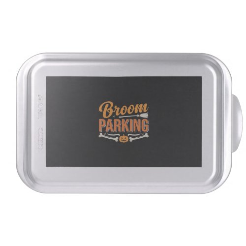 Broom Parking Halloween Vector Design_1 Cake Pan