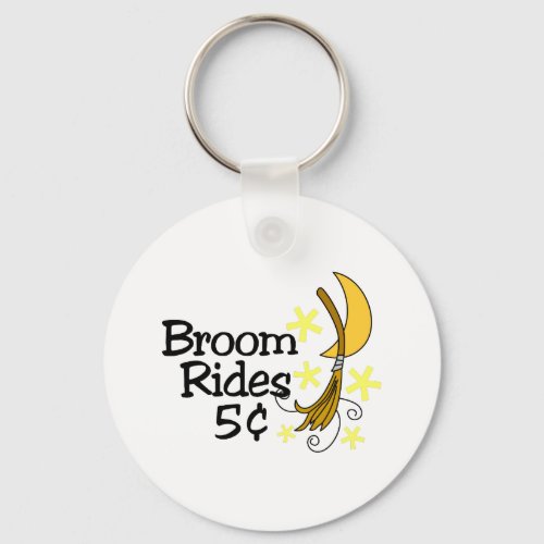 Broom Rides Keychain