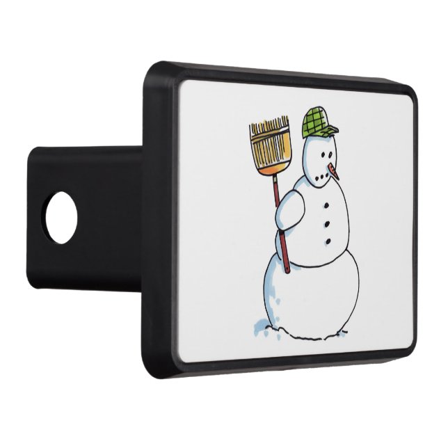 Broom Snowman hitch cover receiver (Right)
