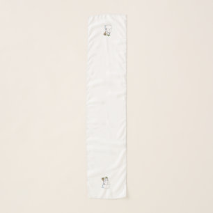 Broom Snowman long scarf