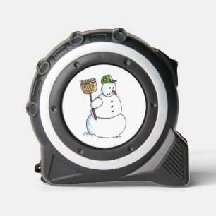 Broom Snowman tape measure