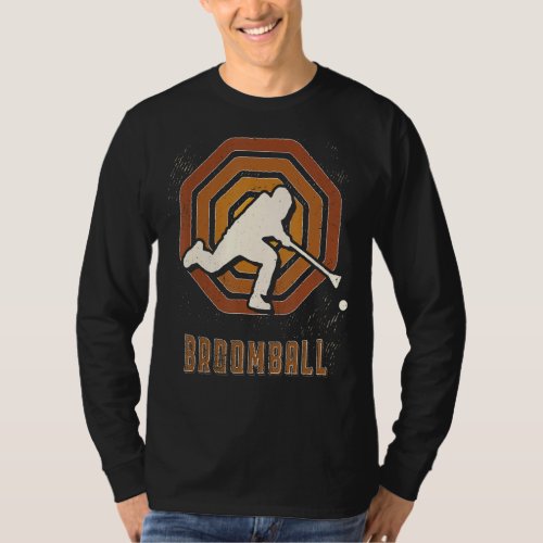 Broomball Vintage Retro Classic Sport Love T_Shirt